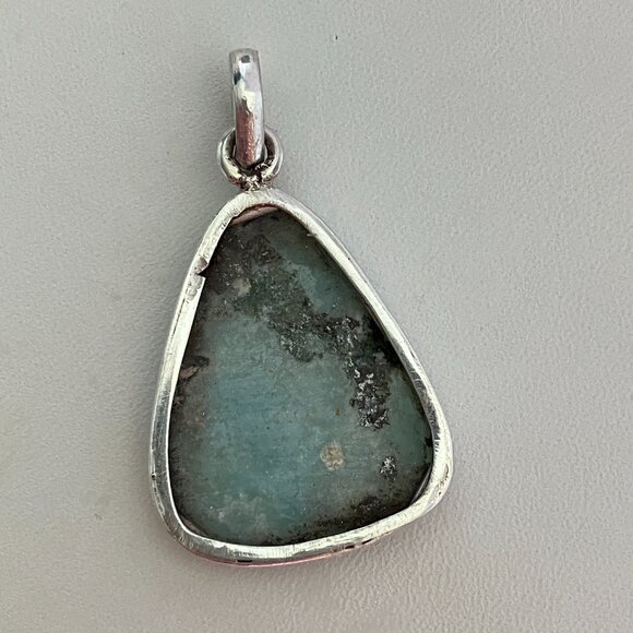 Larimar, 925 Sterling Silver pendant - Picture 7 of 10